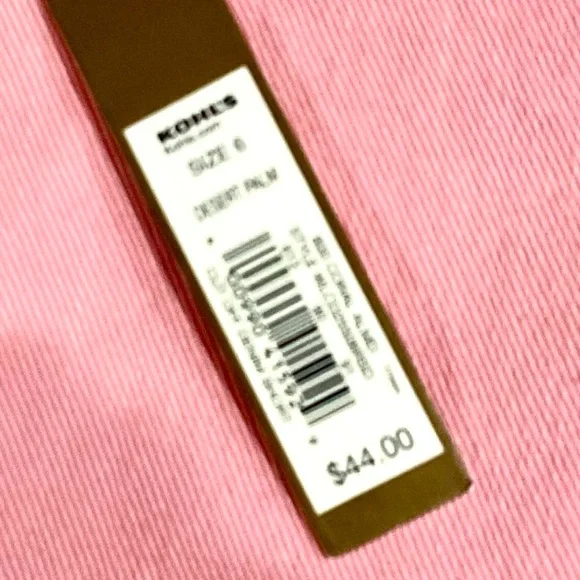 Lauren Conrad’s 5 Pocket Shorts NWT, peachy/coral color, Sz 6 - Picture 4 of 6